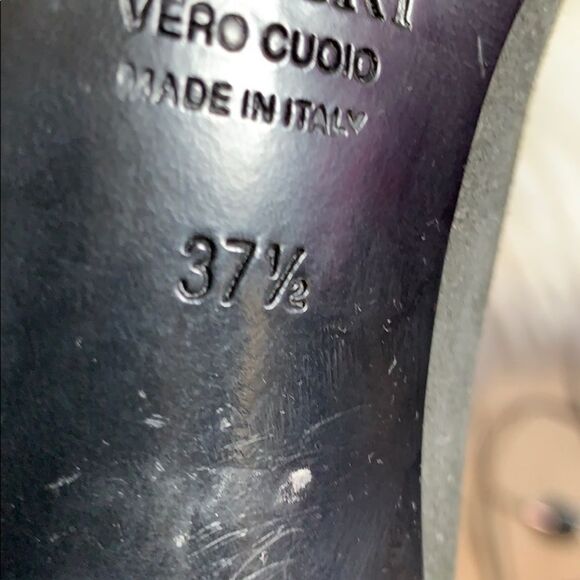 Sandro Vicari Gray Suede Platform Heels Sz 37.5/7 - Picture 5 of 6